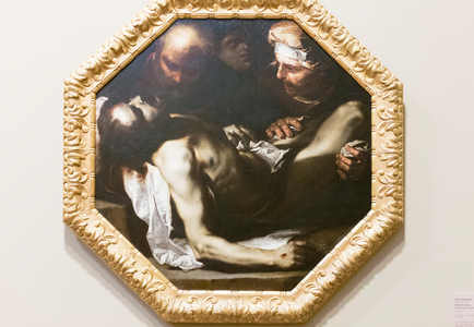 Deposition of Christ, 1663 circa, Luca Giordano (oil on canvas)