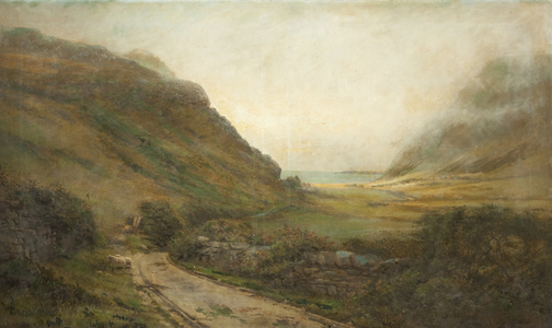 The Road to Fleshwick, 1936 (oil on canvas)