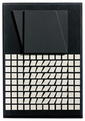 Likkah, 1960 (tempera and wood relief on board)