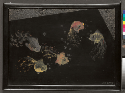 A panel, 1923 (lacquered wood)