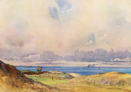 Golf Courses: Wallasey, the firth green (colour litho)