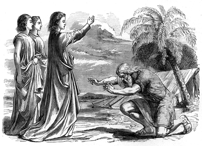 Abraham and the three angels - Bible
