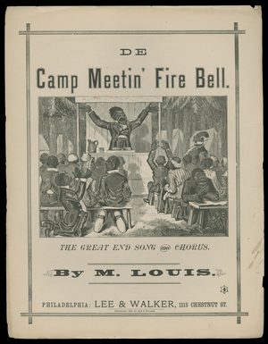 De Camp Meetin Fire Bell., 1880 (print)