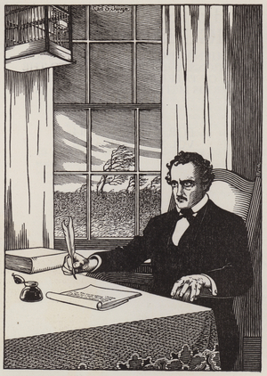Edgar Allan Poe (litho)
