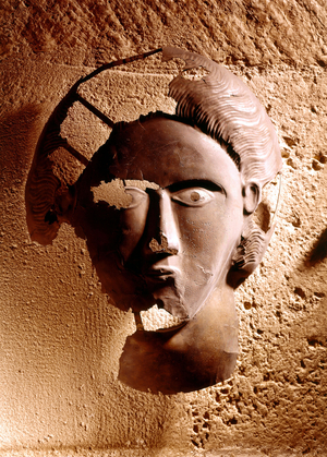 merovingian mask (481-751 AD)