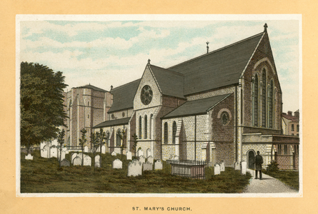 St Mary's Church (colour litho)
