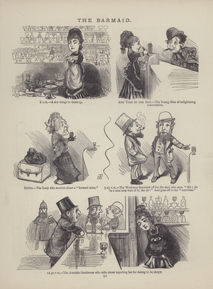 Page from The British Working Man or One Who Does Not Believe In Him (engraving)