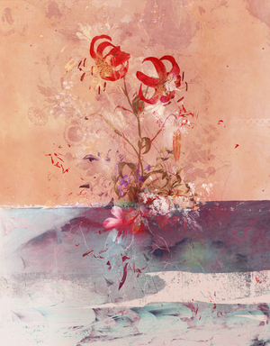 Floriage II, 2020 (mixed media on canvas)