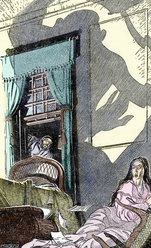 Illustration from 'The murders in the Rue Morgue' by Edgar Allan Poe (