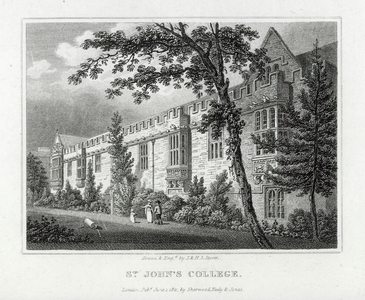 Oxford: St John's College (engraving)
