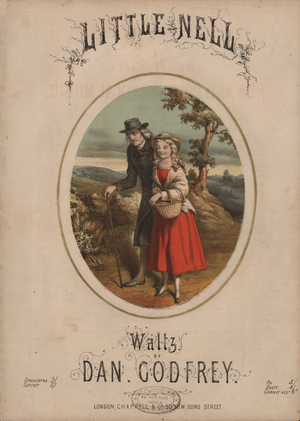 Little Nell Waltz (colour litho)