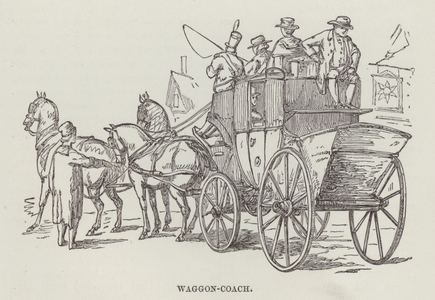 Waggon-coach (engraving)