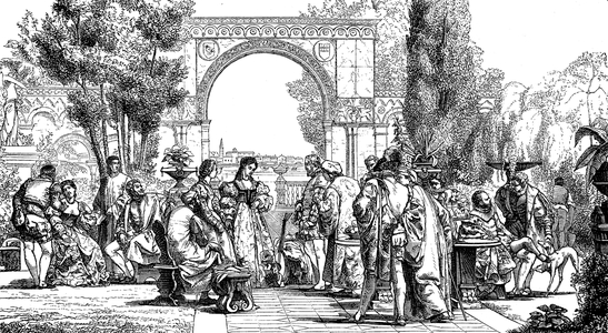 At the Italian Musenhof in Venice