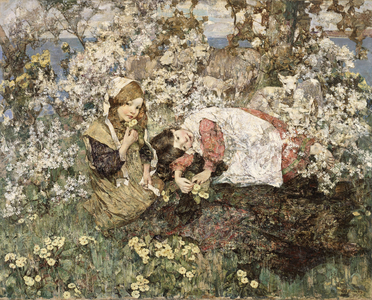 Idyll in Spring, 1905 (oil on canvas)