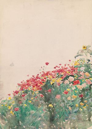 The Garden, Appledore, Isle of Shoals, 1891 (w/c)