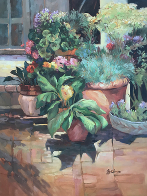 David's Porch, 2004 (oil on canvas)