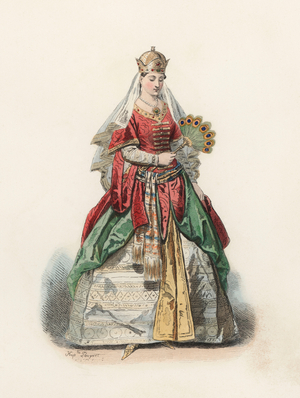 Distinguished Turkish woman in the modern age ... (engraving)