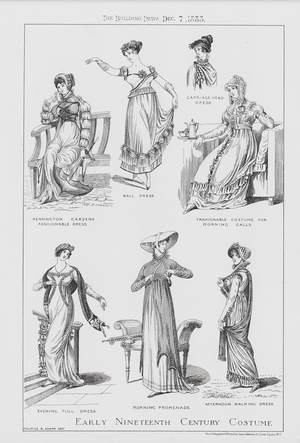 Early Nineteenth Century Costume (engraving)