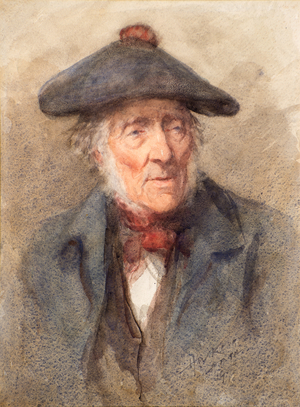 A Bonnet Laird, c.1905 (w/c)