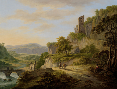 View of Civita Castellana, 1792-1809 (oil on canvas)
