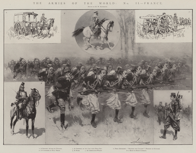 The Armies of the World, France (litho)