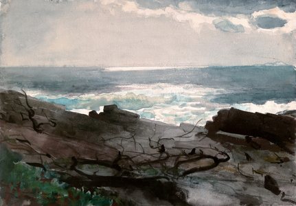 Sunshine and Shadow, Prout's Neck, c.1894 (w/c on ivory wove paper)