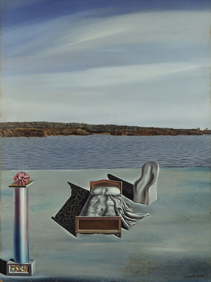 Surrealist Composition, 1926 (oil on board)