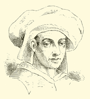 Josquin (Josse) Despres, 1450-1521 (engraving)