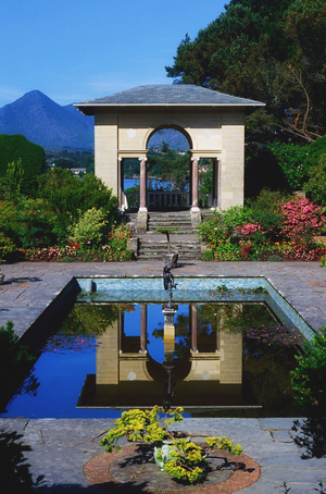 Ilnacullin Gardens, Co Cork, Ireland; Pool In The Italianate Garden (photo)