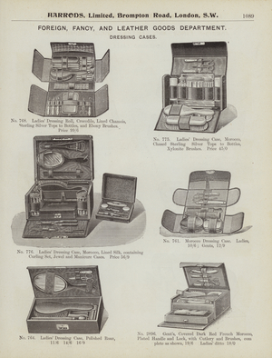Page from Harrods catalogue, 1903 (litho)