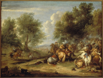 Cavalry Shock or Cavalry Fight, between 1652 and 1690 (oil on canvas)