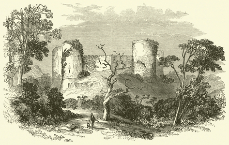 Gwys, or Wiston, Castle, Pembrokeshire (engraving)