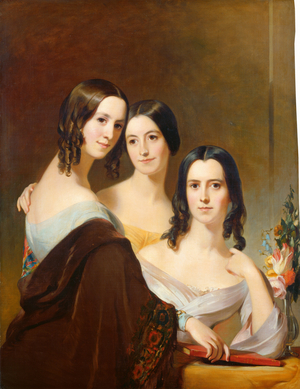 The Coleman Sisters, 1844 (oil on canvas)