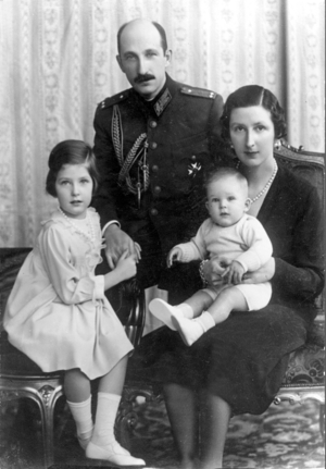 King Boris III. of Bulgaria (b/w photo)