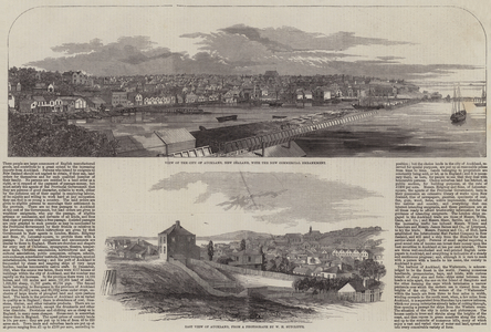 Auckland, New Zealand (engraving)