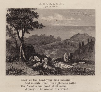 Ascalon, Zephaniah II, ver 4 (engraving)