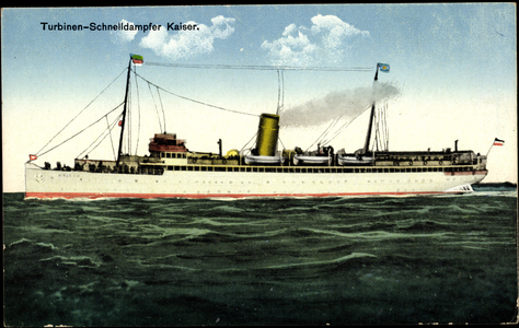 HAPAG, Sea Bathing Service, Turbines Rapid Steamer Kaiser