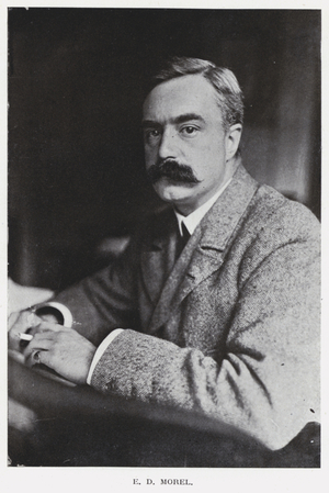 E D Morel (b/w photo)