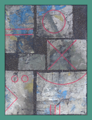 BOOK COVER.2020 (1), 2020 (collage on recycled book cover)