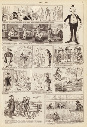 Page from Scraps, Vol IV, No 162 (engraving)