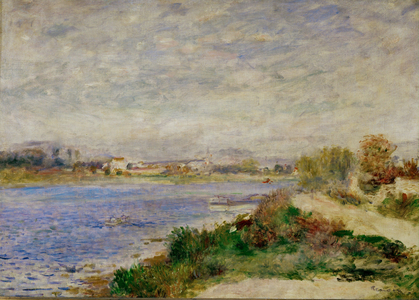 The Seine river near Argenteuil (oil on canvas)