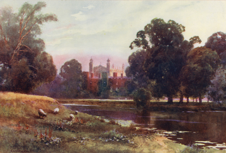 River Thames: Eton (colour litho)