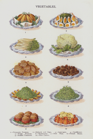 Vegetables (chromolitho)