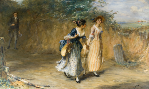 The World went very well then, 1890 (oil on canvas)