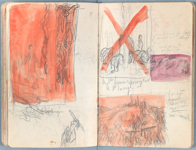 Pages from an album of Sketches for The Life of Our Lord Jesus Christ, late 1880s (graphite & wash on paper)