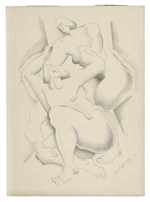 Untitled II, c. 1921-1923 (graphite on paper)