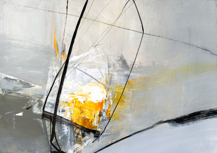 Living the Dream, 2023 (mixed media on paper)