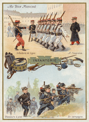 Infantry School (chromolitho)