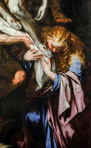 The Descent from the Cross, 1665 (oil on canvas)