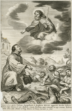 Bubonic plague. 19th century (engraving)